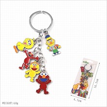 Sesame Street anime key chain