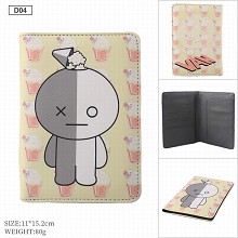 BTS star Passport Cover Card Case Credit Card Hold...