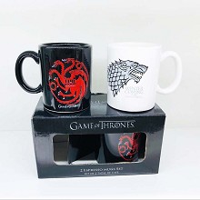 Game of Thrones movie Ceramic cups mugs a pair