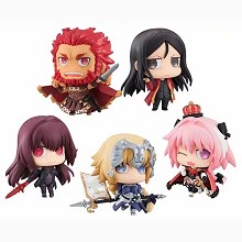 Fate Grand Order anime figures set(5pcs a set)