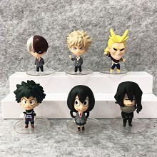 My Hero Academia anime figures set(6pcs a set)