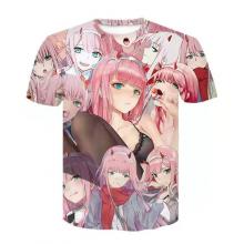 Ahegao DARLING in the FRANXX anime T-shirt