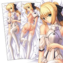 Fate saber anime two-sided long pillow