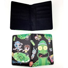 Rick and Morty anime Passport Cover Card Case Credit Card Holder Wallet