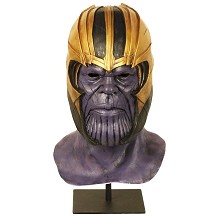 Thanos cosplay latex mask