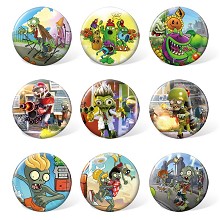 Plants vs Zombies game brooches pins set(9pcs a se...