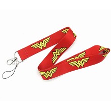 Wonder Woman neck strap Lanyards for keys ID card gym phone straps USB badge holder diy hang rope