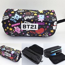 BTS BT21 star pen bag pencil bag