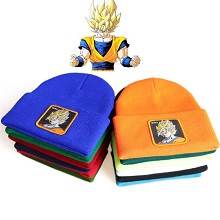 Dragon Ball Son Goku anime straw hat knitted hat