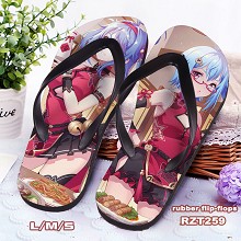Bilibili anime flip-flops shoes slippers a pair