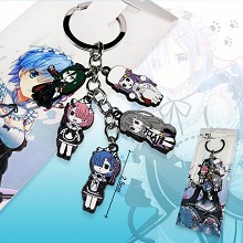 Re:Life in a different world from zero anime key chain