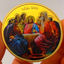 Jesus Commemorative Coin Collect Badge Lucky Coin Decision Coin