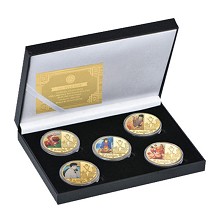 Slam Dunk anime Commemorative Coin Collect Badge Lucky Coin Decision Coin