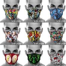 The Avengers Iron Man The Flash trendy mask printed wash mask