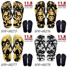 Bendy and the Ink Machine anime flip flops shoes slippers a pair