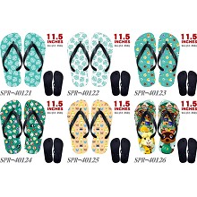 Animal Crossing game flip flops shoes slippers a p...