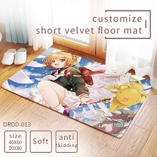 Card Captor Sakura anime customize short velvet floor mat