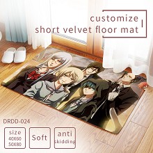 Kuroshitsuji Black Butler anime customize short velvet floor mat