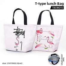 The animal flamingo anime t-type lunch bag