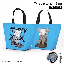 The kaws anime t-type lunch bag