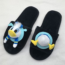 The Donald Fauntleroy Duck anime plush shoes slippers a pair 250MM
