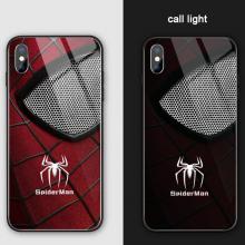 Call light luminous led flash for iphone cases tempered glass cover skin
