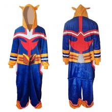 My Hero Academia All Might anime pajamas dress hoodies sleep coat