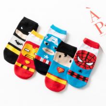 Batman Spider Super Iron man movie cotton socks a pair