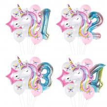 Unicorn Little Pony anime birthday party balloon airballoons a set