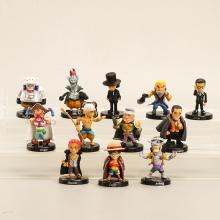 One piece anime figures set(12pcs a set)(OPP bag)