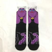 The Little Mermaid Ursula anime cotton long socks a pair