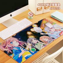 Non Non Biyori anime big mouse pad keyboard mat(40X90X0.3)