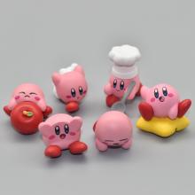 Kirby anime figures set(6pcs a set)opp bag