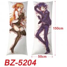 Sword Art Online anime two-sided long pillow adult body pillow 50*150CM