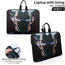 One Punch Man anime laptop with lining computer package bag