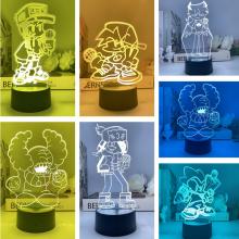 Friday Night Funkin game 3D 7 Color Lamp Touch Lam...