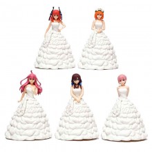 The Quintessential Quintuplets anime figures set(5pcs a set)(OPP bag)