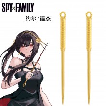 SPY FAMILY Yor Forger cosplay weapon pendants (a pair)