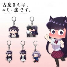 Komi Shoko anime acrylic key chain