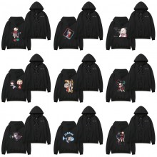 Lycoris Recoil anime zipper cotton thin hoodies sweatshirt