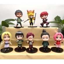 Naruto anime figures set(8pcs a set)(OPP bag)