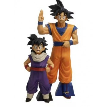 Dragon Ball Son Goku+Gohan anime figures a set
