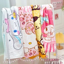 Melody Cinnamoroll Kuromi Kitty cotton bath towel 120x60CM