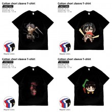 Attack on Titan anime cotton short sleeve t-shirt t shirts