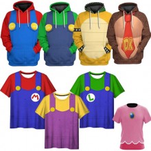 Super Mario anime anime long sleeve hoodies cloth