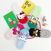 Melody kitty Cinnamoroll Kuromi anime short socks a pair