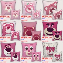Lotso strawberry bear anime two-sided pillow 450*450MM