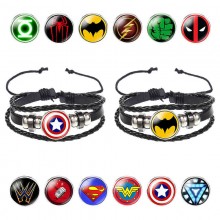 Super Hero Iron Spider Super Man luminous bracelet