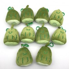 4inches Balsam pear anime plush dolls set(10pcs a ...