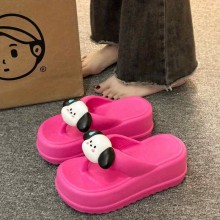Snoopy dog anime shoes slippers a pair